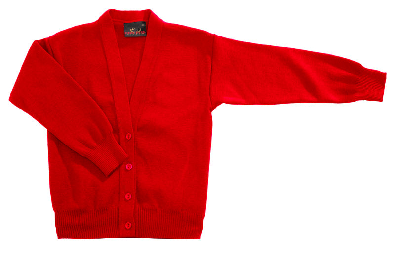 Red D/P Cardigan